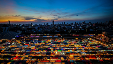 night view of Bangkok